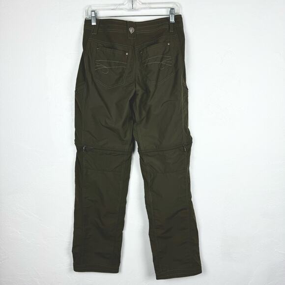 Kuhl Liberator Convertible Lightweight Hiking Outdoor Pants Olive Green Size 4 - Picture 7 of 13